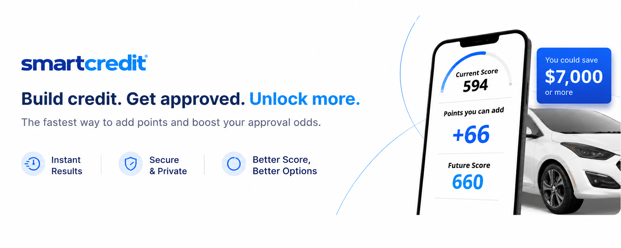 SmartCredit — Build credit. Get approved. Unlock more.
